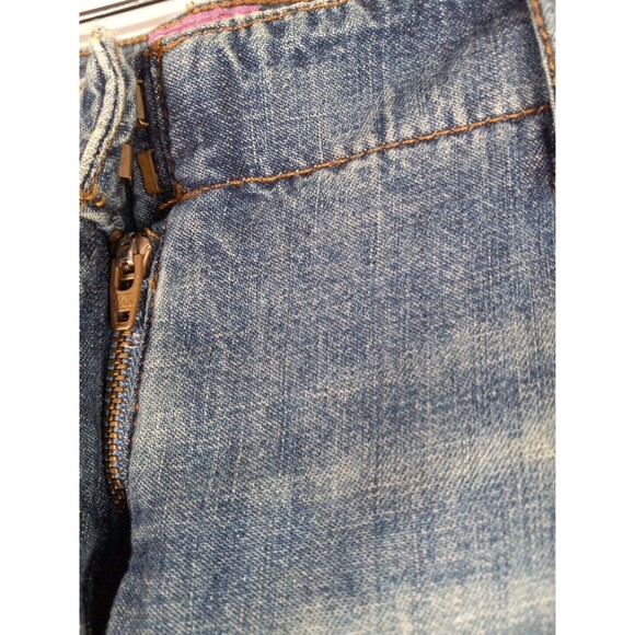 Drew The Limited Women Wide Leg Low Rise Straight Cropped Denim Pants Size 8 - Picture 9 of 12